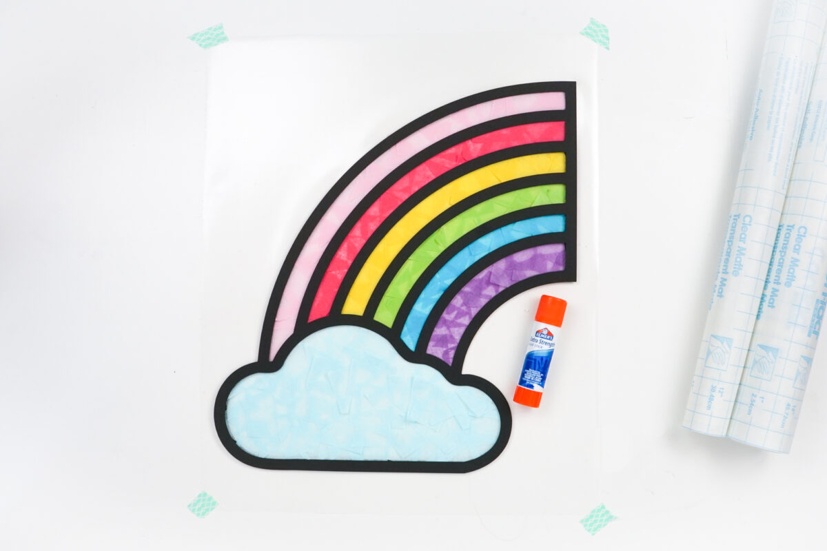 DIY Rainbow Suncatcher with the Cricut Hey, Let's Make Stuff