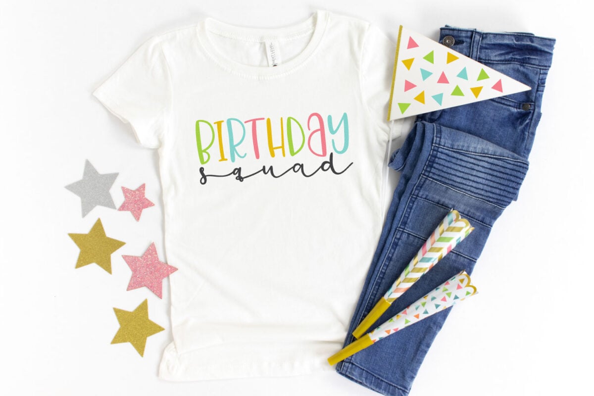 Download Birthday Squad SVG + Free Birthday Cut Files - Hey, Let's Make Stuff