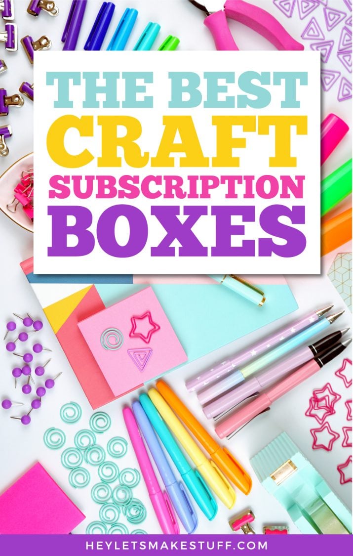 The Best Craft Subscription Boxes pin image