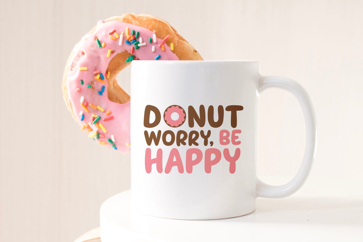 Download Four Delicious Donut SVG Files for Cricut & Silhouette