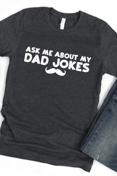 Dad jokes t-shirt with Father's Day SVG file