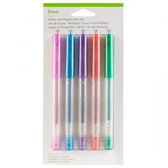 Product photo of glitter gel pens