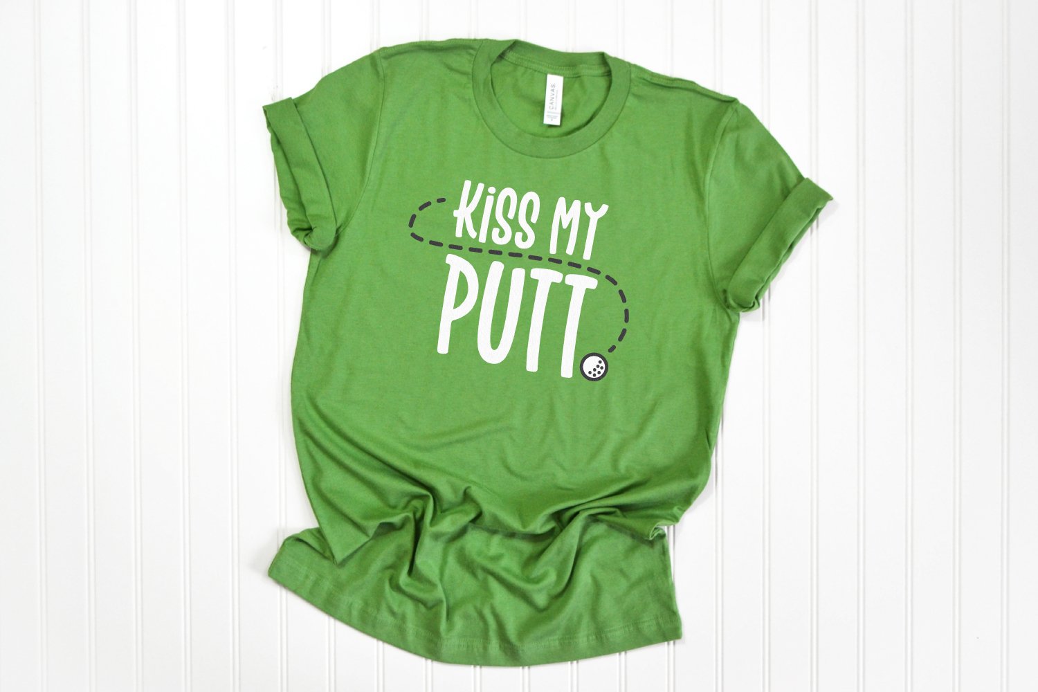 Kiss my putt golf SVG t-shirt