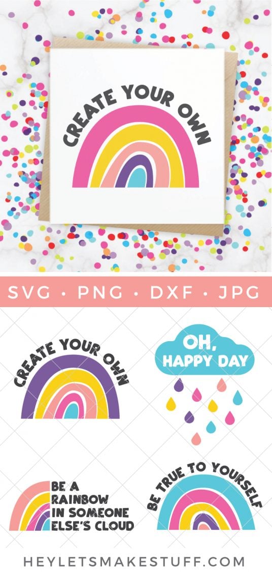 Create your Own Rainbow print and other Rainbow SVG files