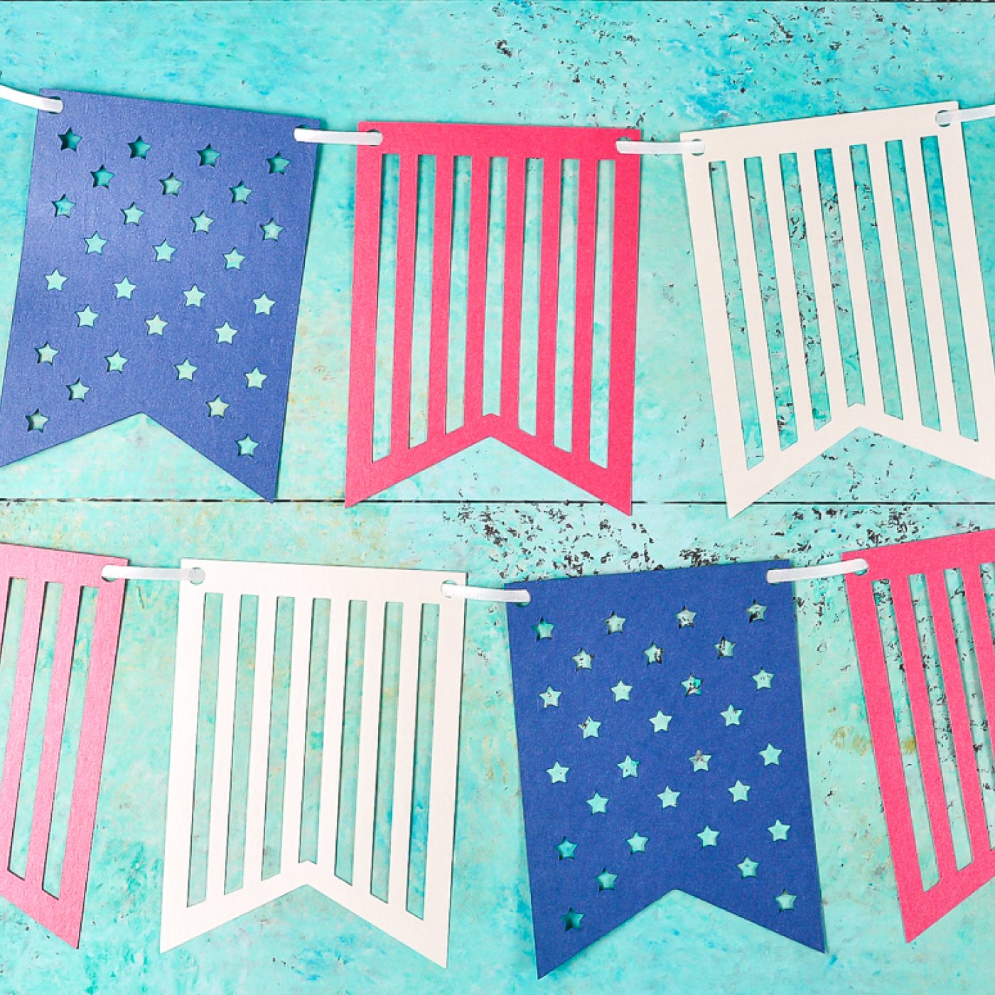 4th of July paper banner