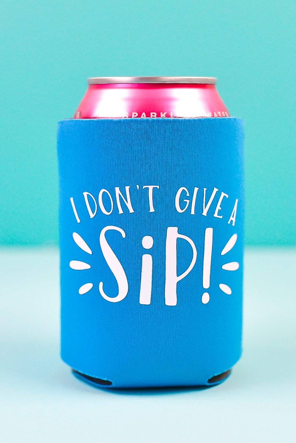 Single can koozie with a beverage can inside
