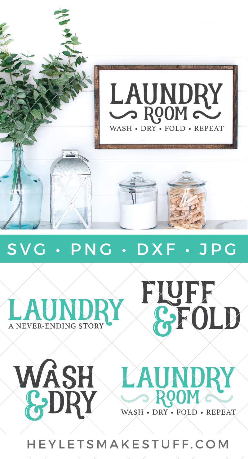 Four Pretty Laundry Room Svg Files Hey Let S Make Stuff