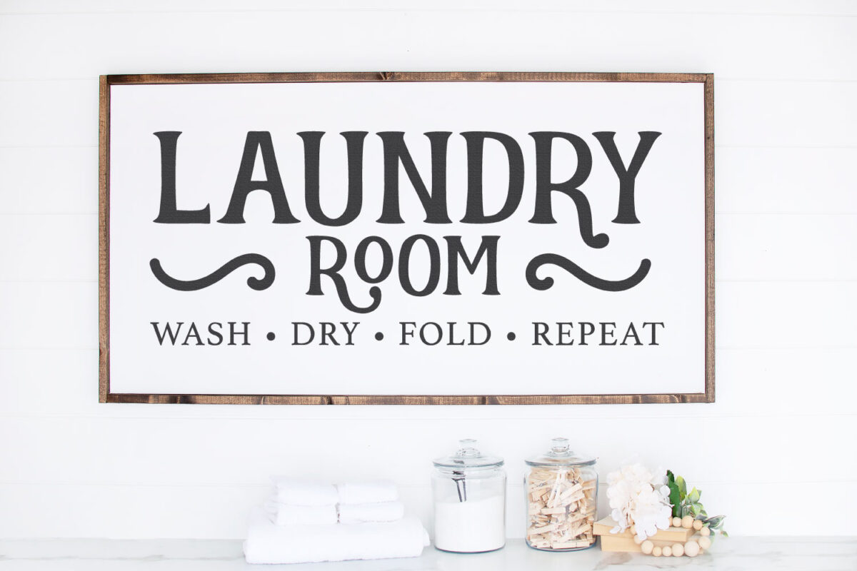 Four Pretty Laundry Room SVG Files  Hey Let's Make Stuff