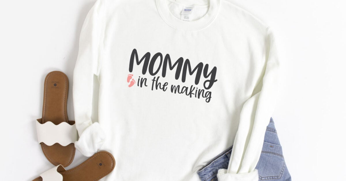 Funny Maternity Shirt SVG File, Pregnancy SVG Cut File