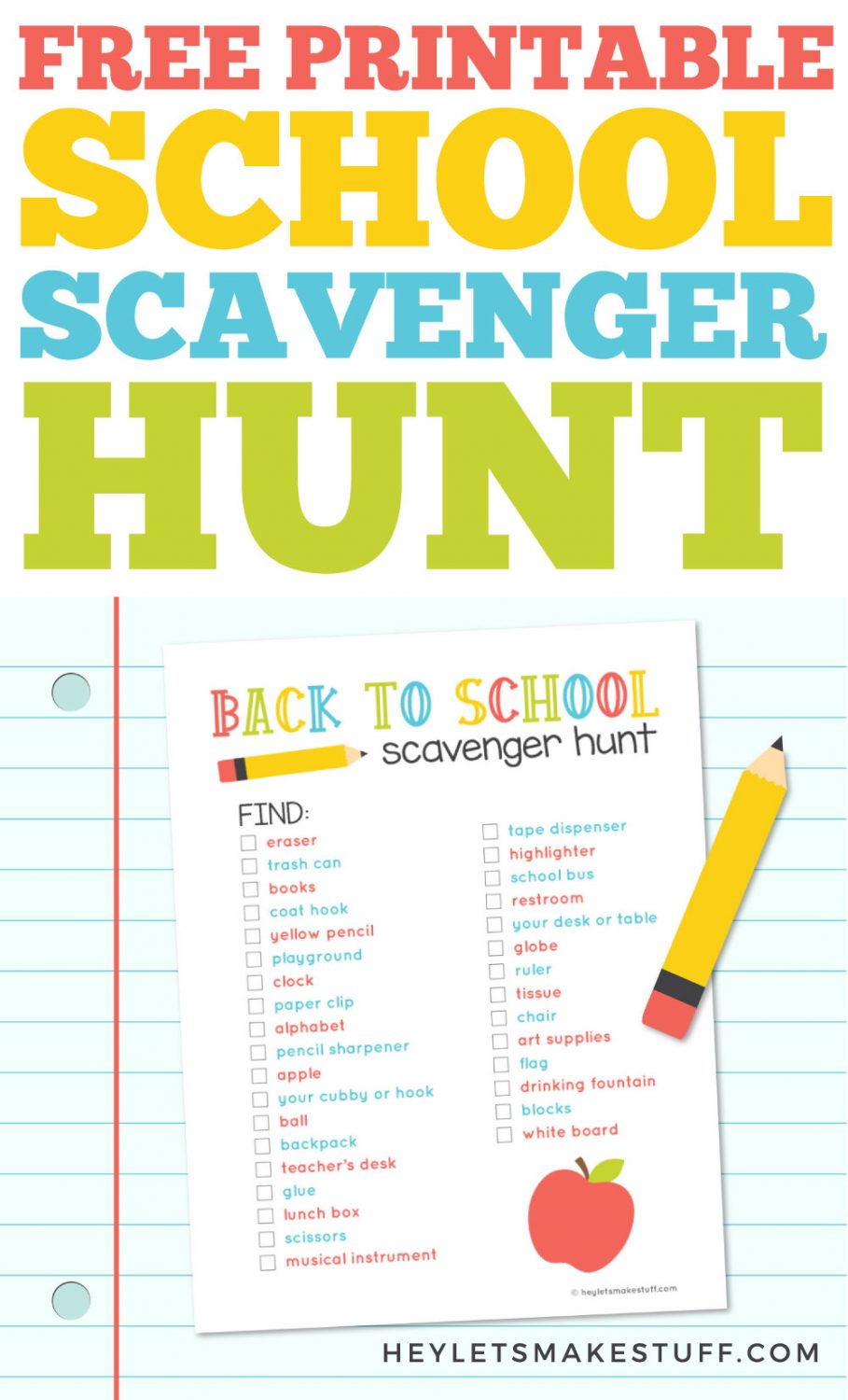 How To Do A School Wide Scavenger Hunt