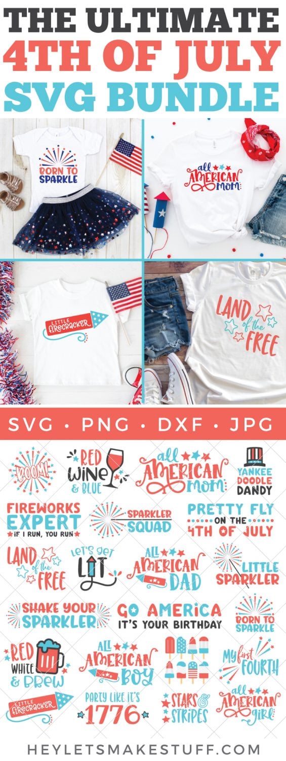 Big Fourth Of July Svg Bundle For Cricut Silhouette