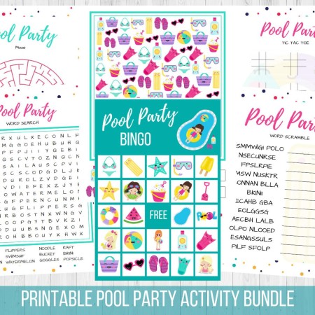 pool party games pack