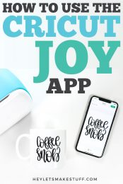 Cricut released a companion app to their smallest cutting machine—the Cricut Joy app. Create simple projects using your Cricut Joy using this pared-down mobile design software.