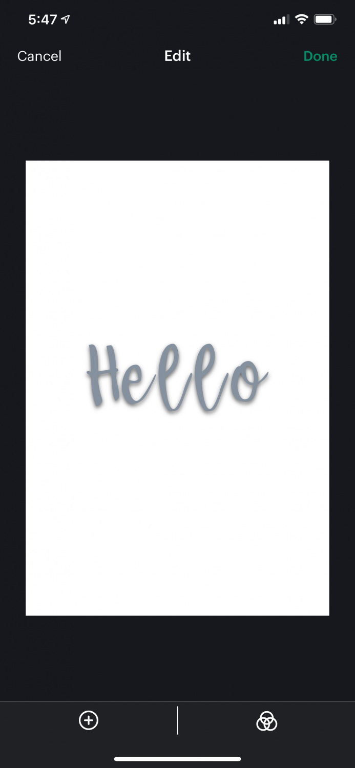 Image of a script font with text that says Hello