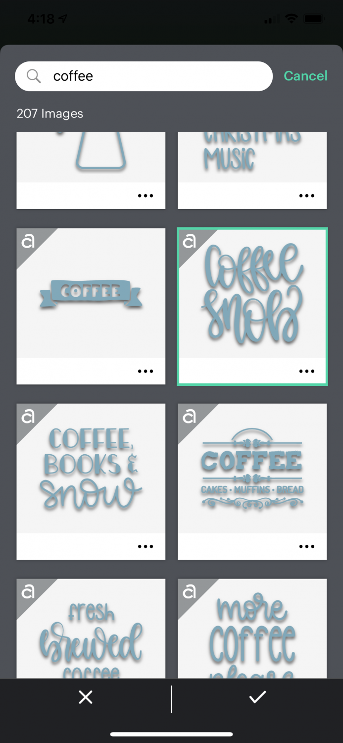 Results for "coffee" image search.