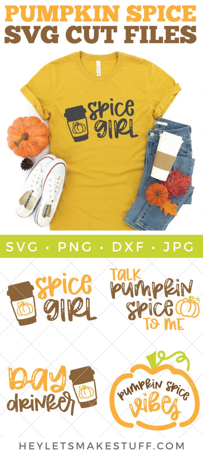 pumpkin spice svg bundle pin image