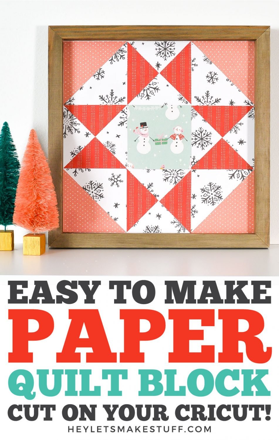 Pin image for Easy To Make Paper Quilt Block Cut On Your Cricut