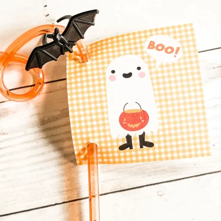 Halloween Boo printable tag