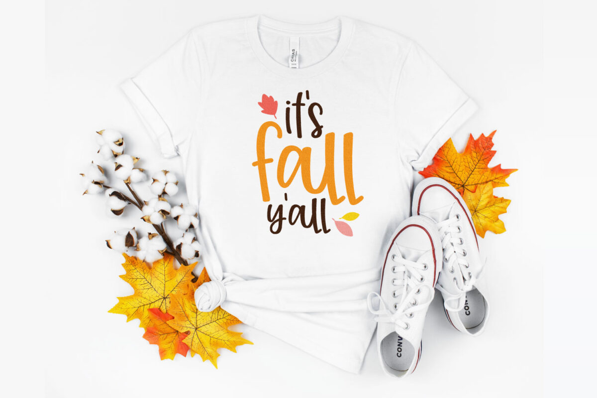 Fall cut files mockup