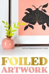 Foiled artwork with your Cricut pin image