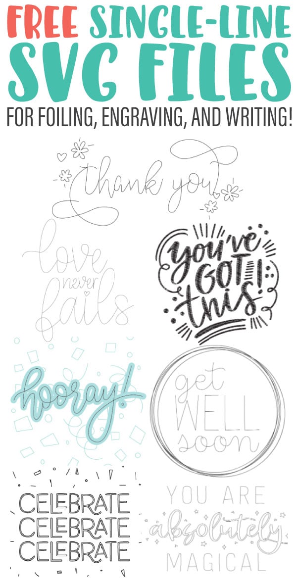 Love Never Fails SVG for Drawing, Foiling, and Engraving