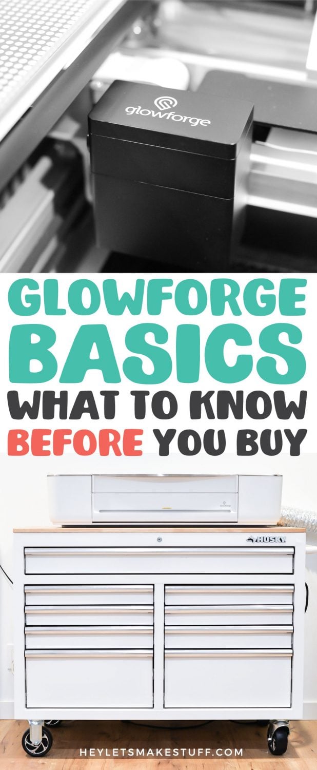 Glowforge Basics: What you need to know before you buy pin image