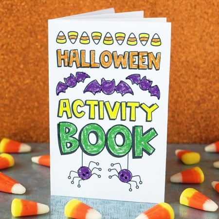 Printable Halloween activity book