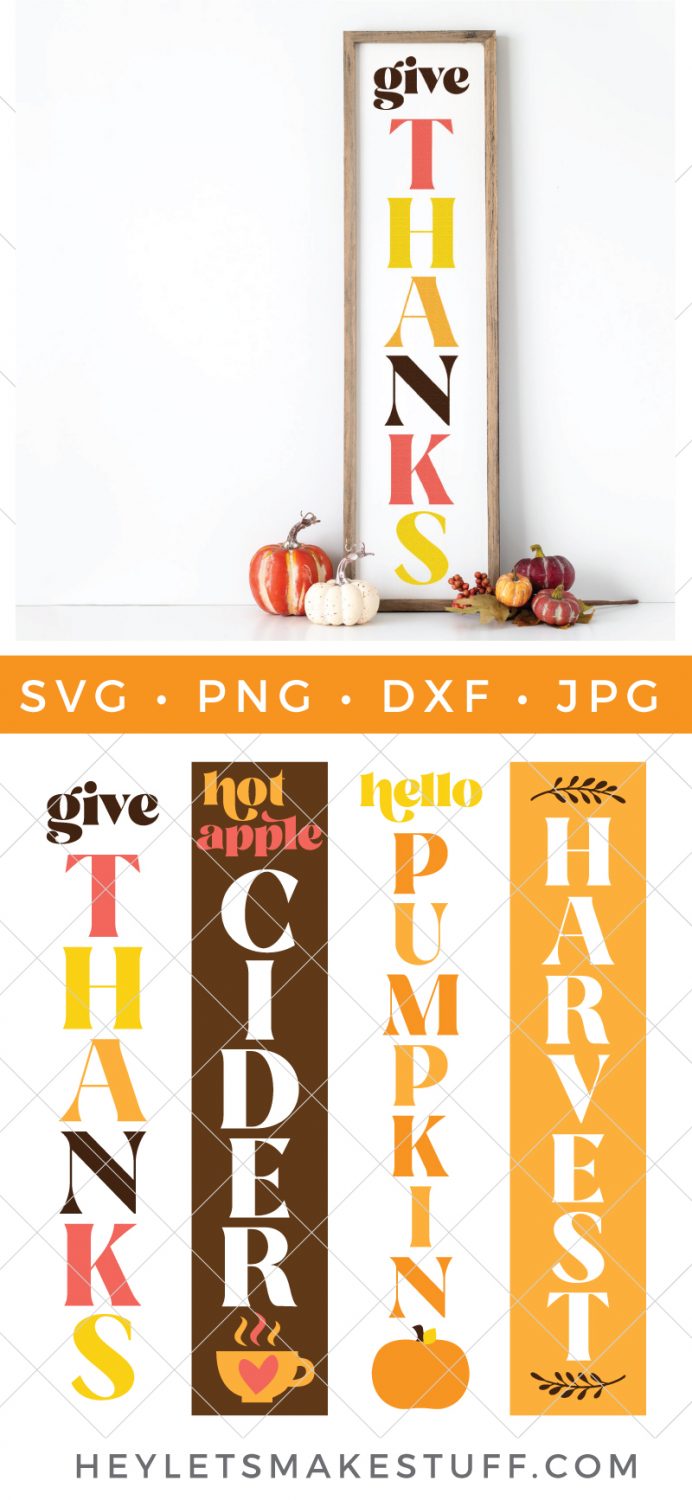 Festive Svg Files To Make A Diy Fall Porch Sign Hey Let S Make Stuff