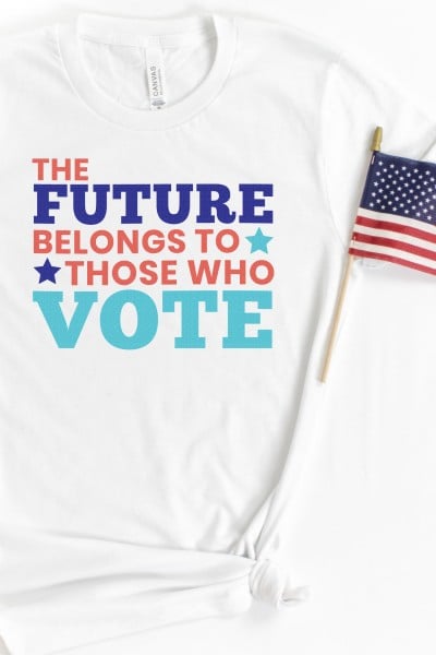 voting SVG on shirt