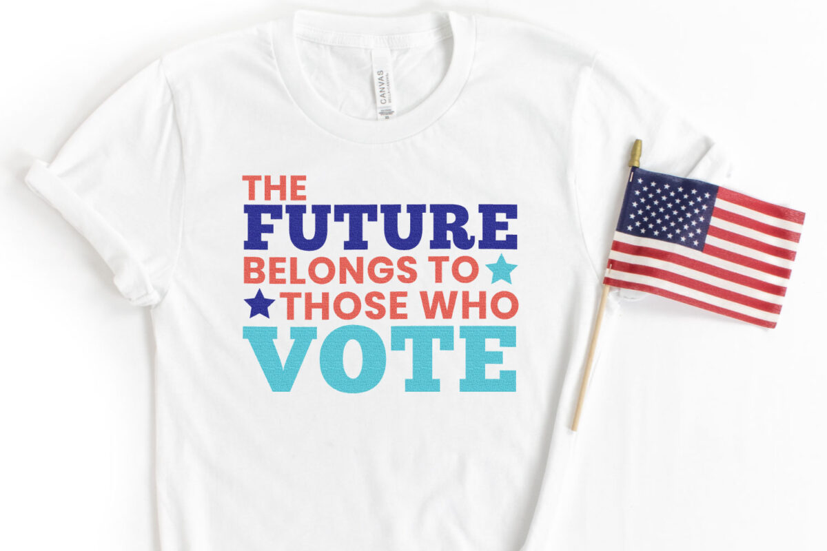 voting SVG on shirt