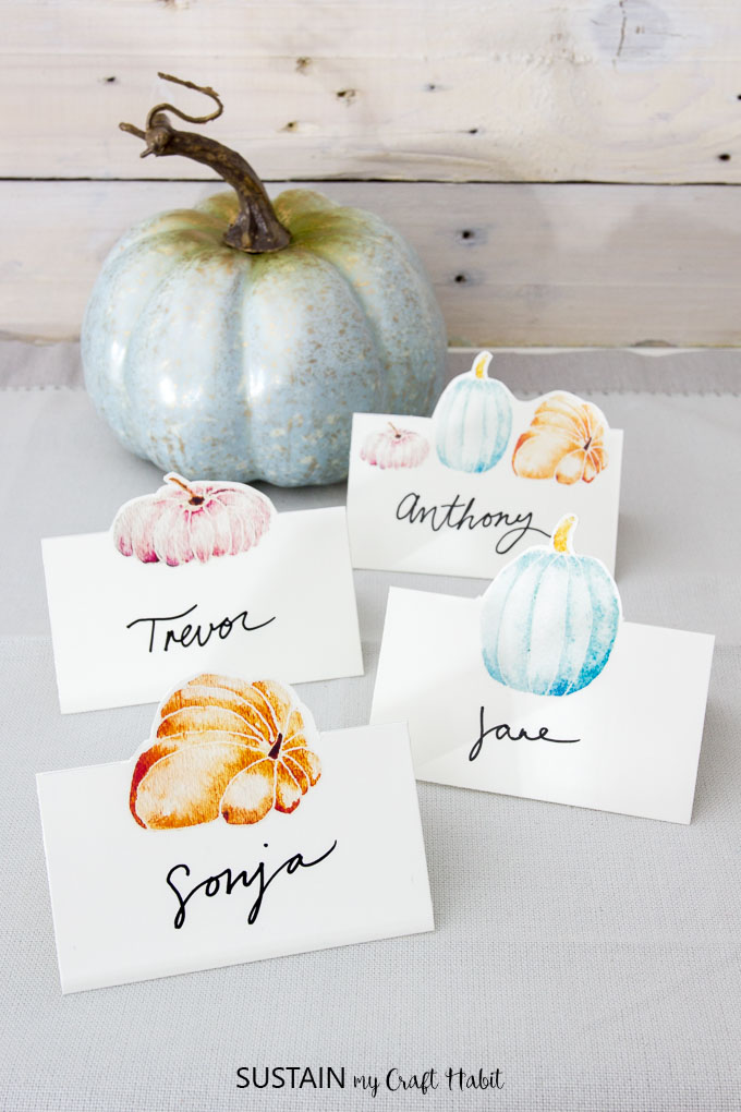 printable Thanksgiving place cards
