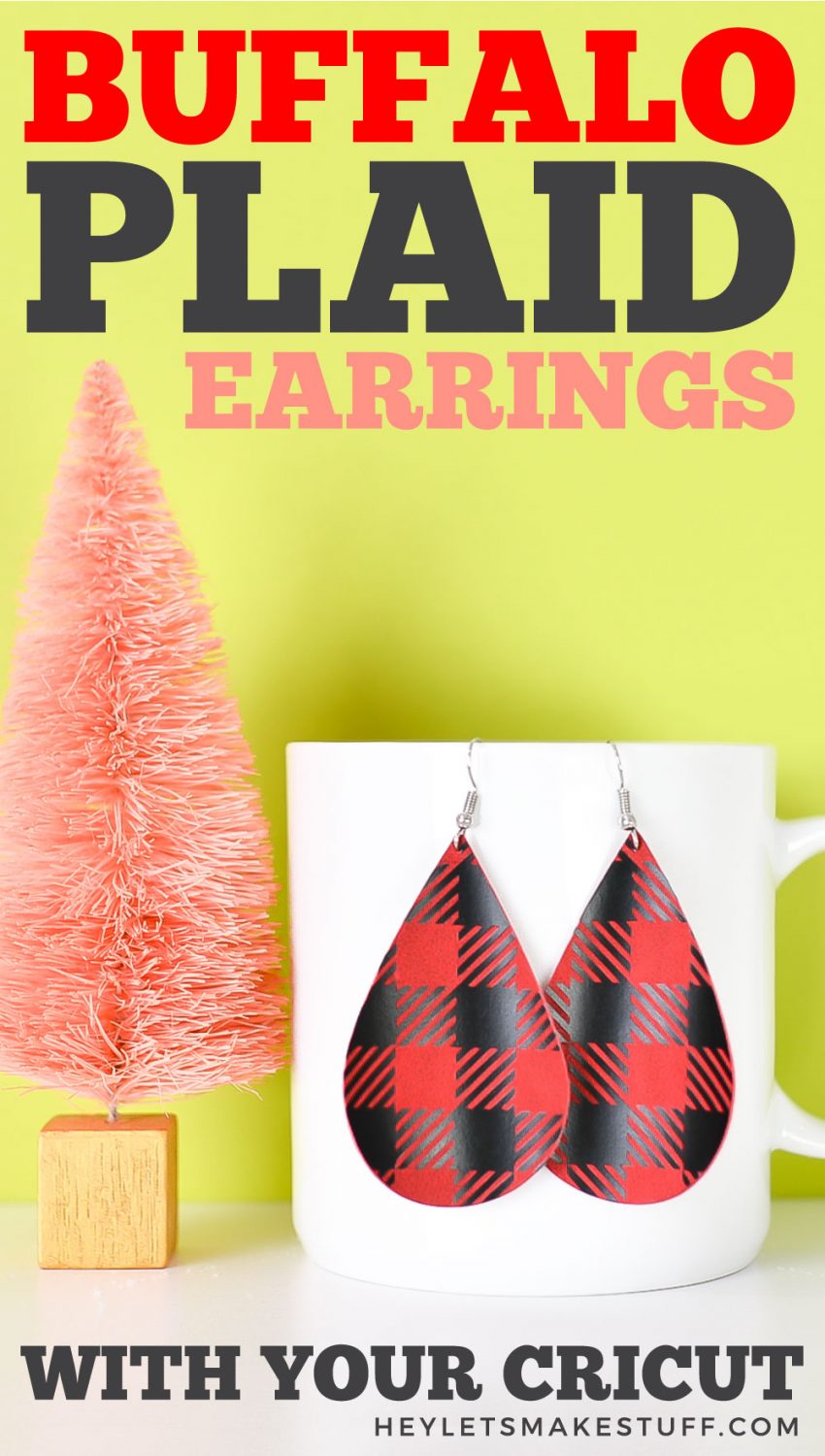 Buffalo Plaid Earrings pin image