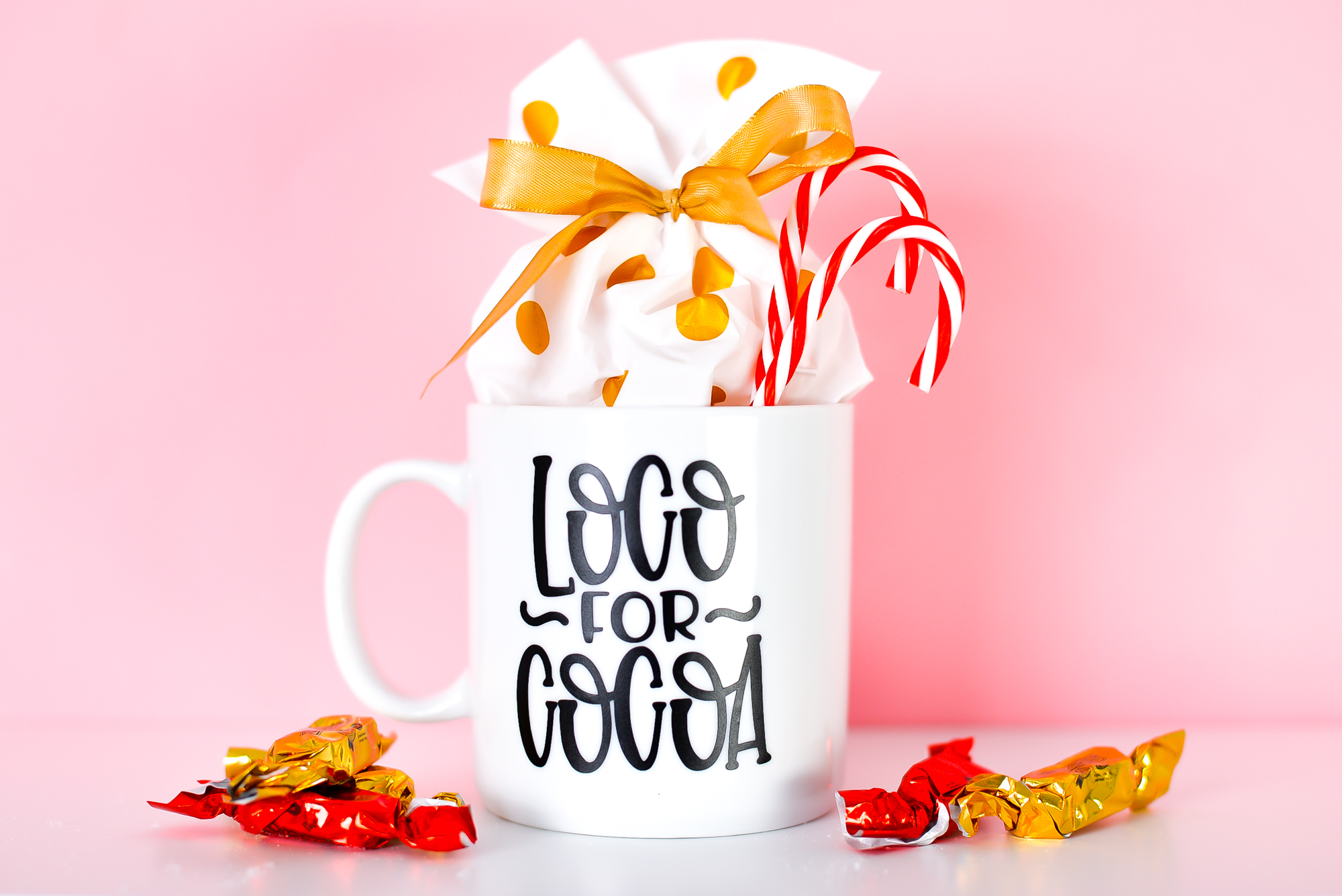 Hot Chocolate Holder, Envelope Gift Card, Christmas Cocoa Mugs SVG 