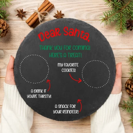 Santa Plate - Hello Creative Family