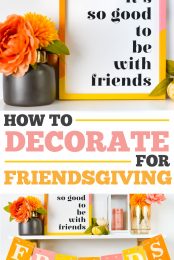 Friendsgiving Decorations with the Cricut Pin Image