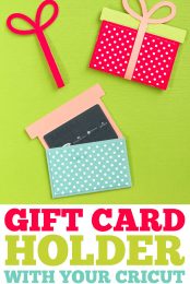 How to Make a Gift Card Holder with your Cricut pin image