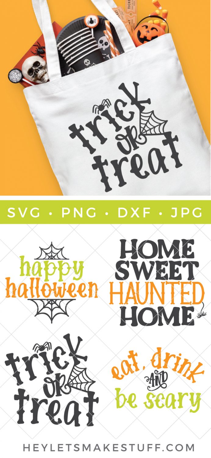 Halloween cut files pin image