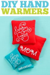 DIY Hand Warmers with the Cricut Pin Image