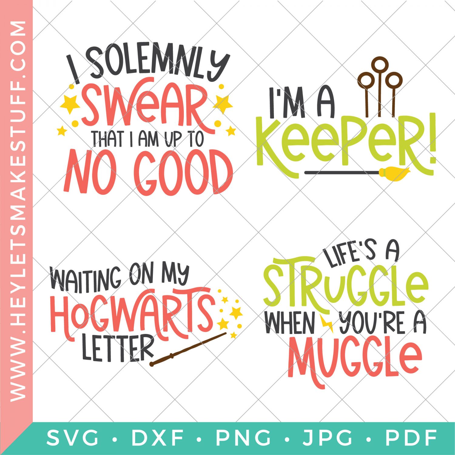 Harry Potter quotes SVG files for Cricut