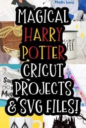 If you love Harry Potter and crafting, then you'll love these Harry Potter SVG files and Harry Potter projects that you can make with a Cricut! Turn on your favorite Harry Potter movie and get to work with these fun ideas!