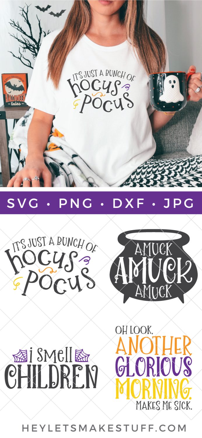 Hocus Pocus SVG Files Pin Image