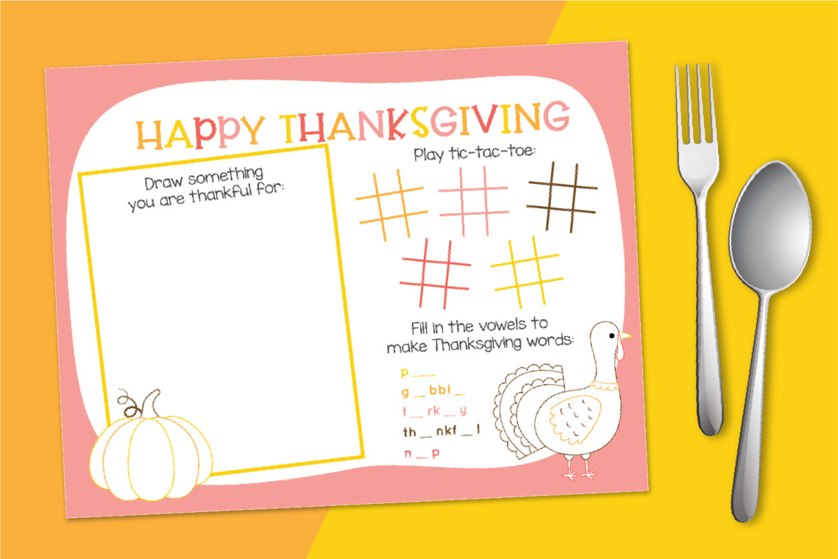 Free Printable Games and Activities for a Fun Family Thanksgiving