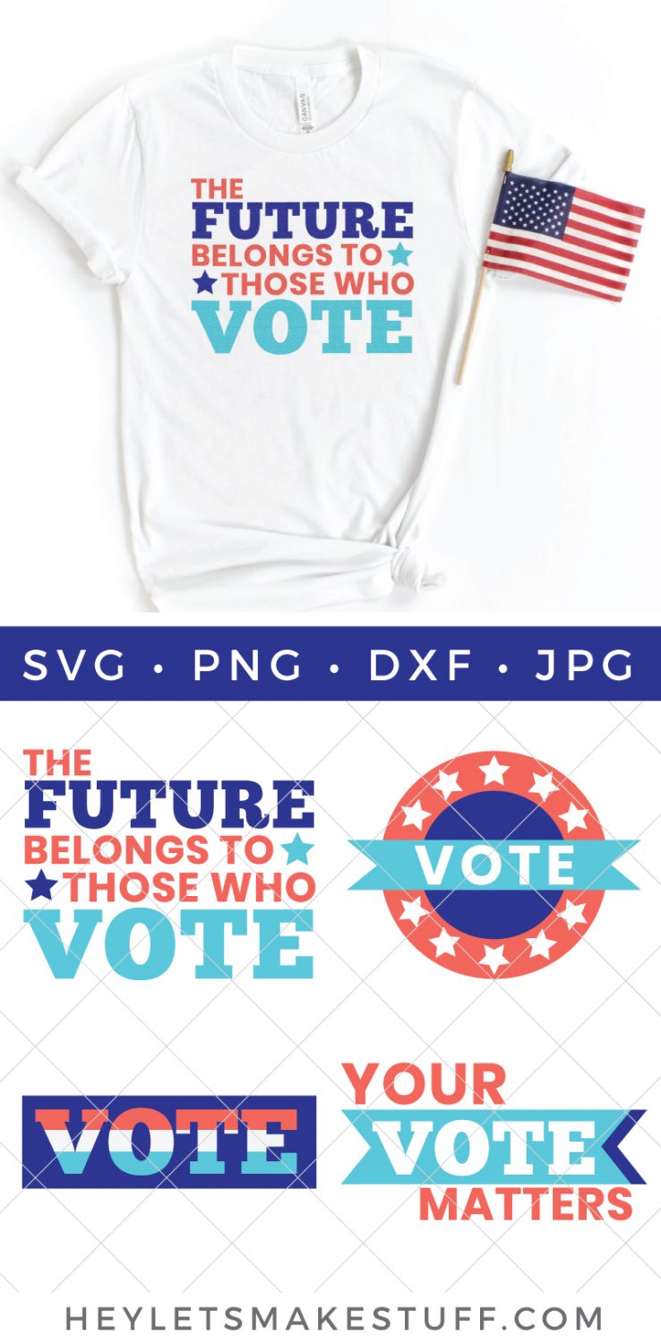 Voting SVG Bundle Pin Image