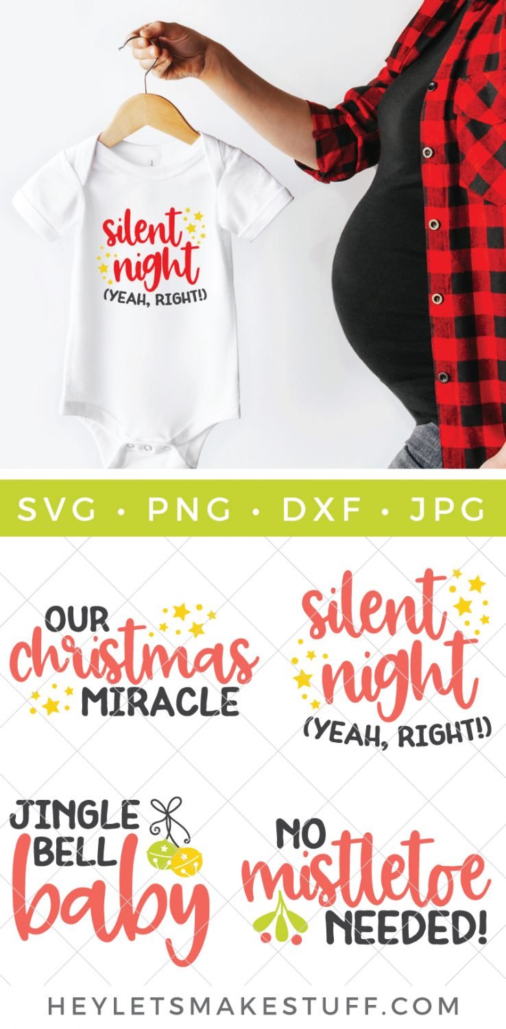 Christmas baby SVG files