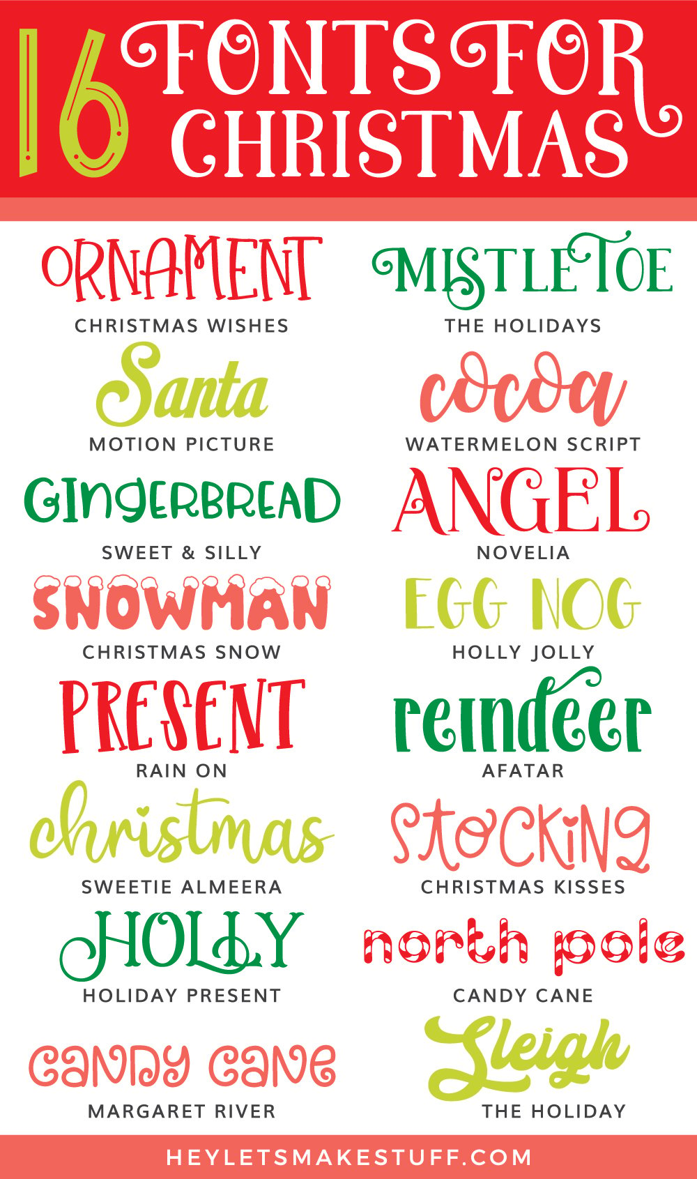 Good Christmas Fonts