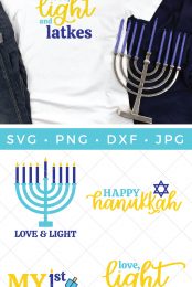 Hanukkah SVG files