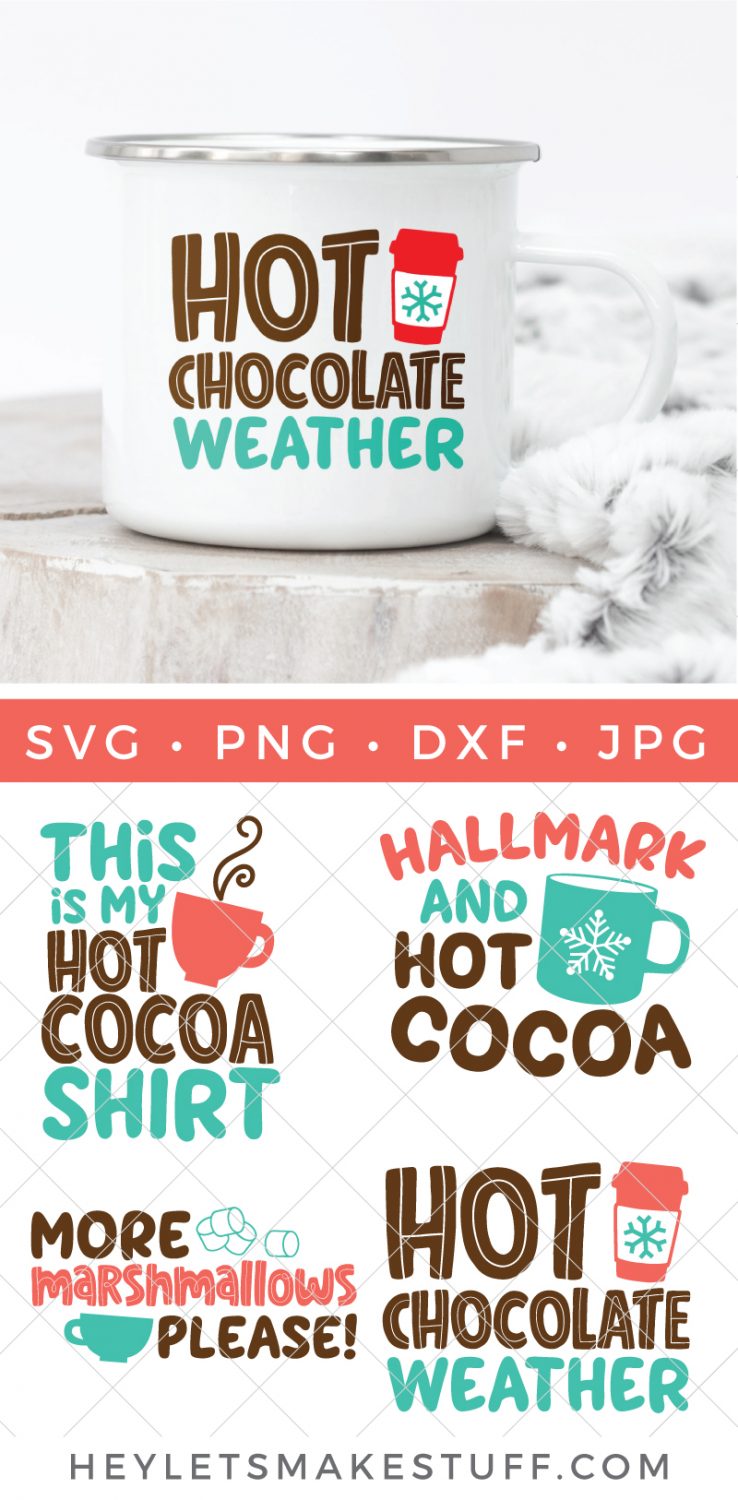 Digital Download Christmas Elf Hot Chocolate Mugs SVG Hot 