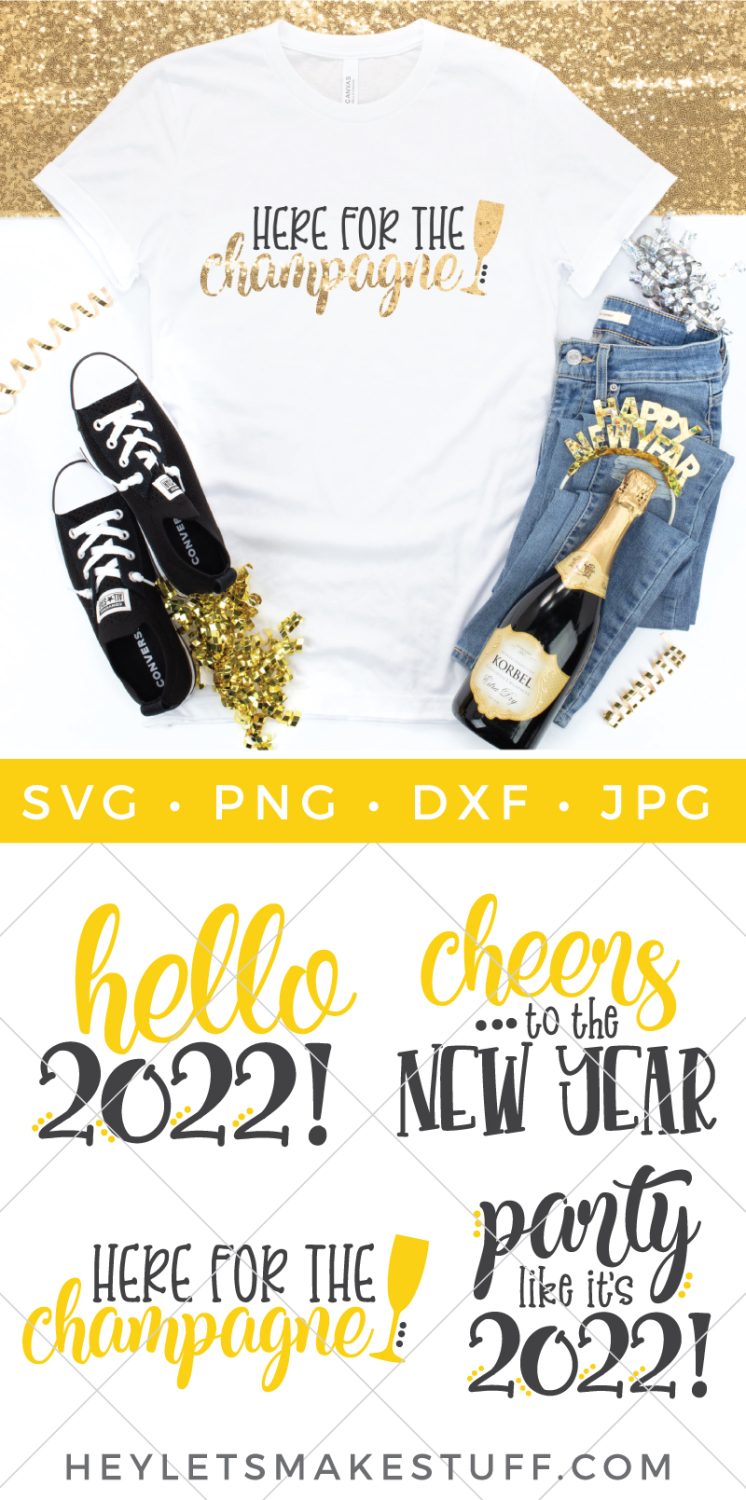 2022 New Year's Eve SVGs