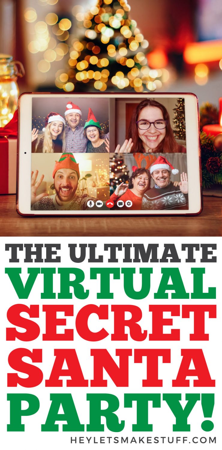 How to Host the Ultimate Virtual Secret Santa Party pin image