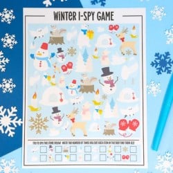 Free Printable Winter Scavenger Hunt - Hey, Let's Make Stuff